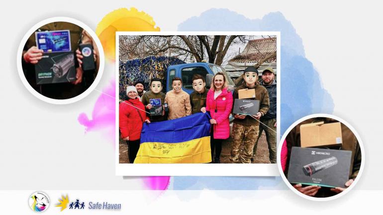 Два тепловізори, викупили за 180 056,55 грн і от доставили до хлопців