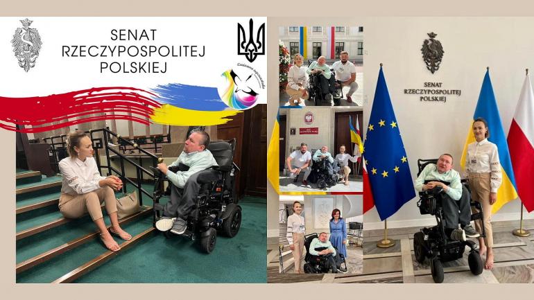 Ганна Давиденко відвідала Сенат Республіки Польща
